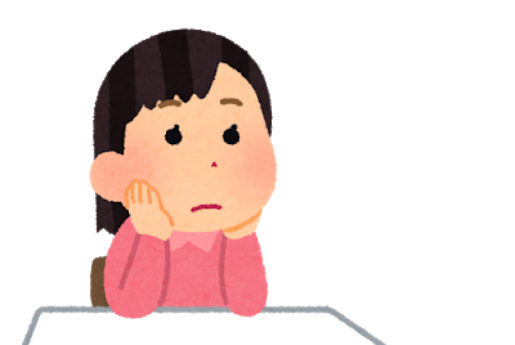 考える女の人